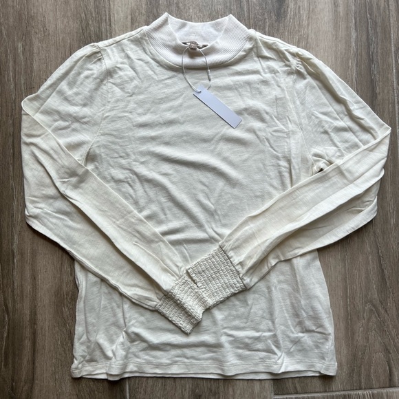 NWT Lilla P mock turtle neck long sleeve top - Picture 1 of 3